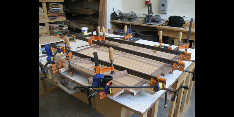 photograph of glue-up